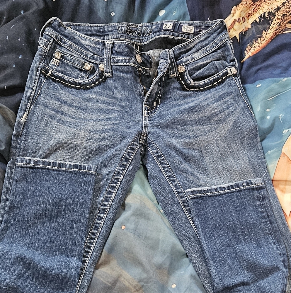 Miss Me Classic Blue Straight Leg Jeans